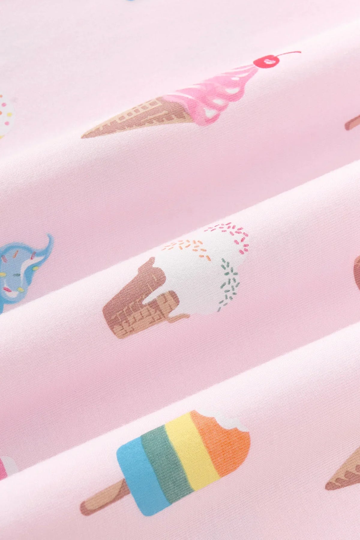 Twirl Bodysuit Dress in Sakura Ice Cream