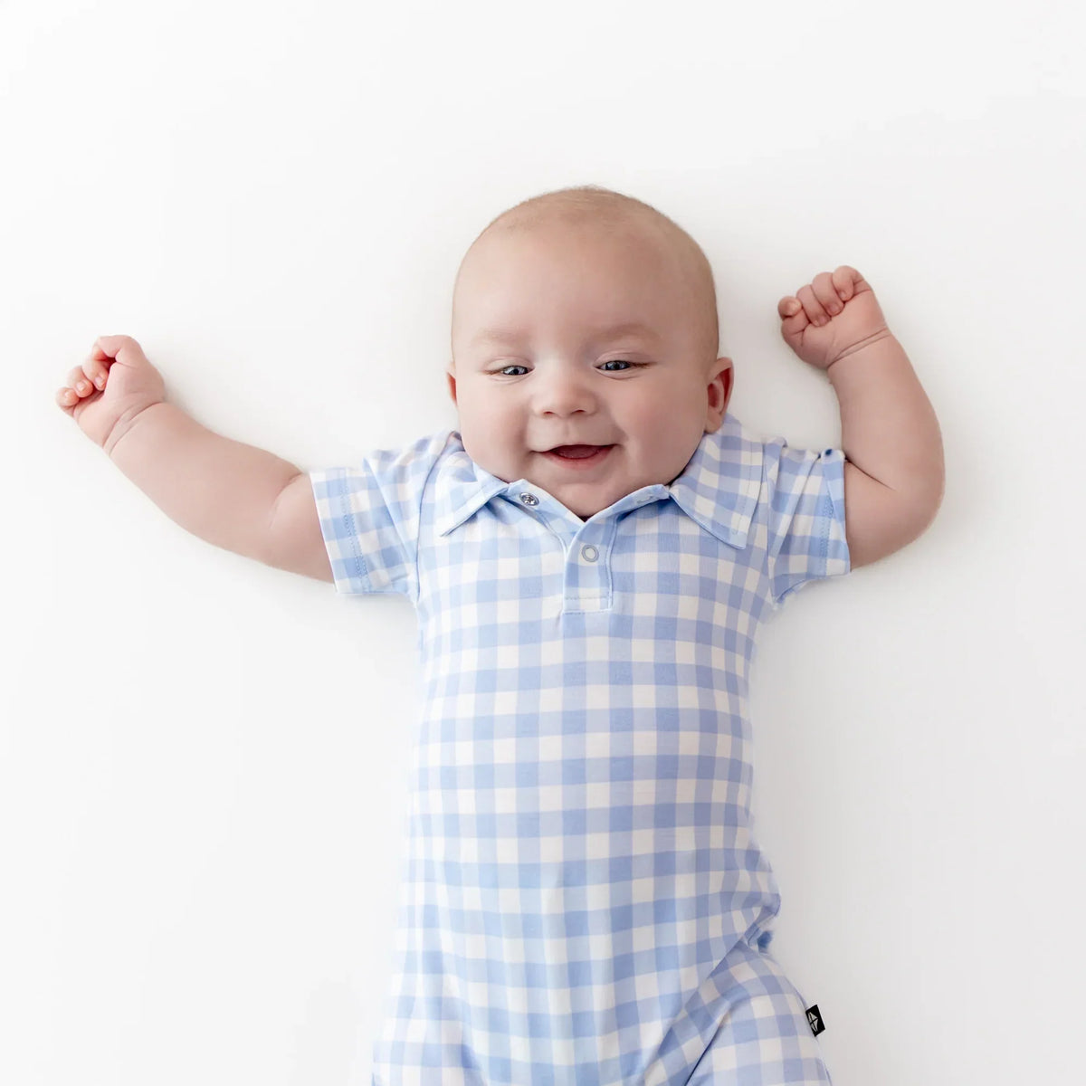 Polo Shortall in Gingham Breeze