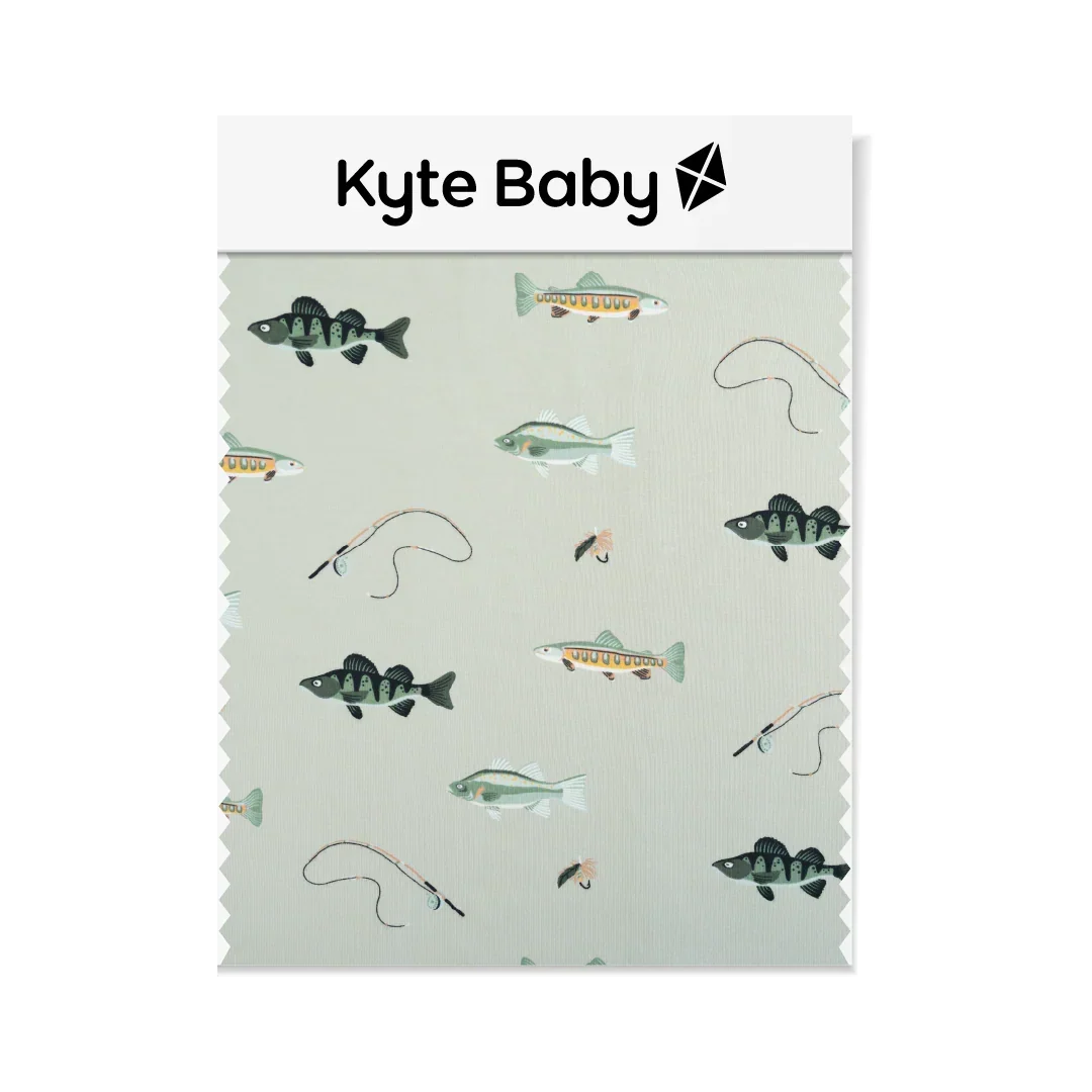 Toddler V-Neck Tee in Fishing
