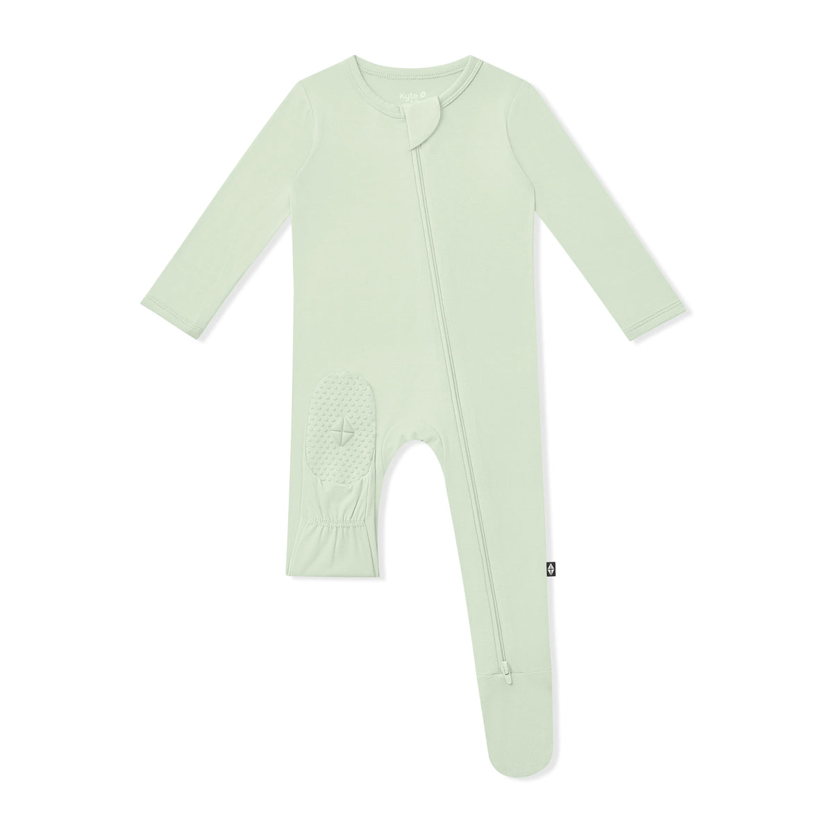 Zippered Footie in Basil