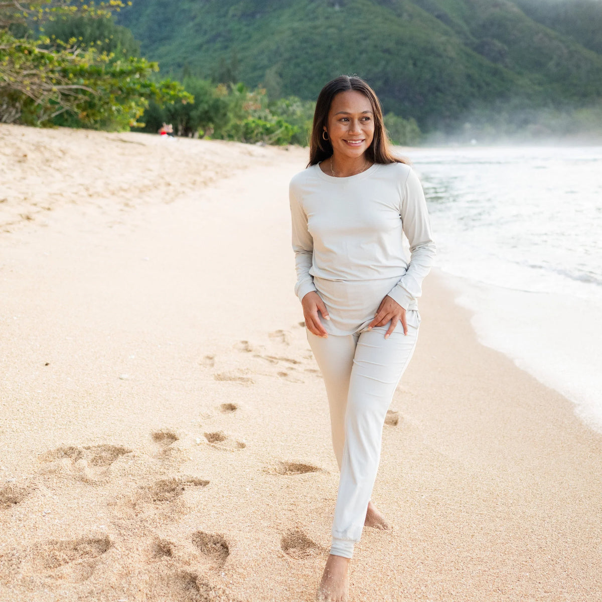 Women's Jogger Pajama Set in Oat
