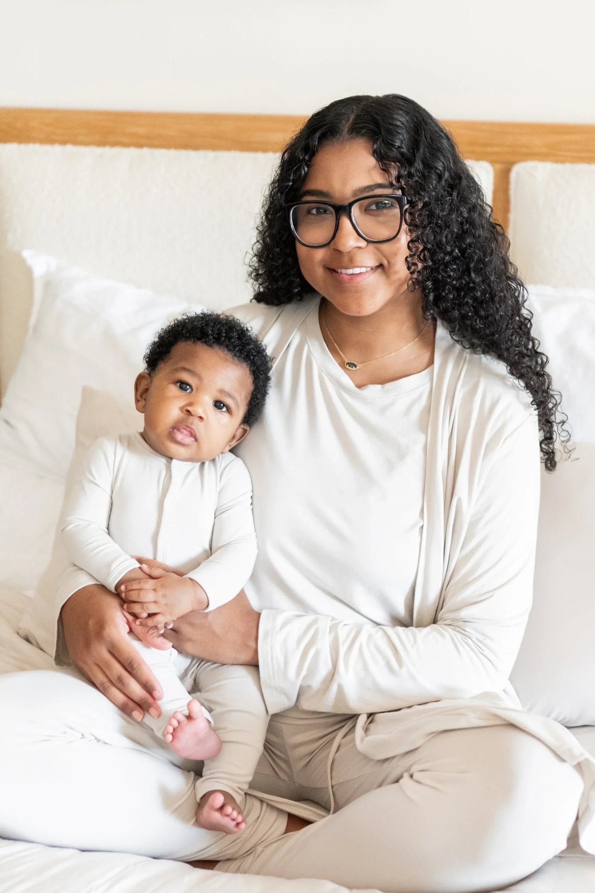 Women’s Lounge Robe in Oat