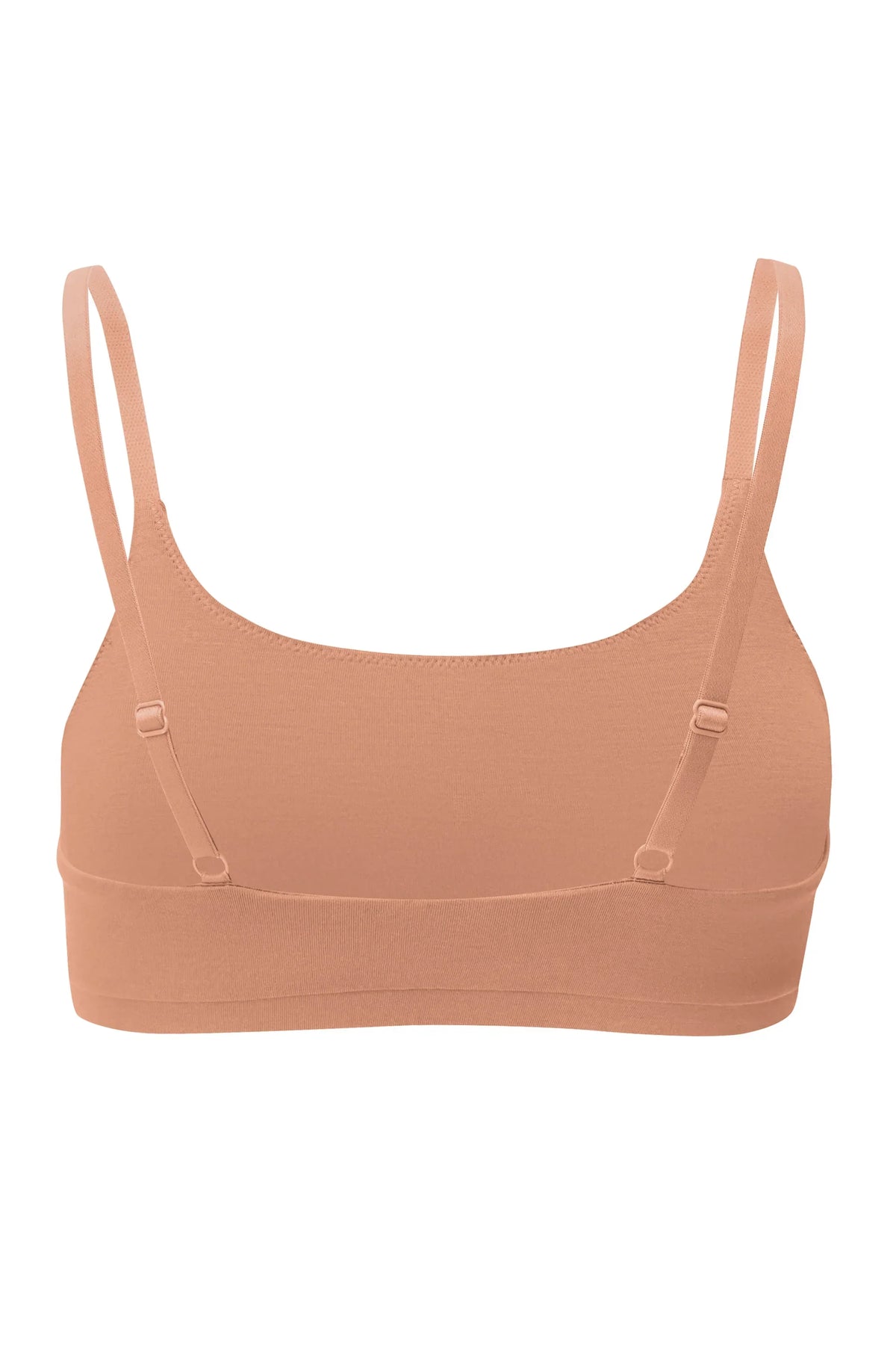Women's Scoop Neck Bralette in Latte
