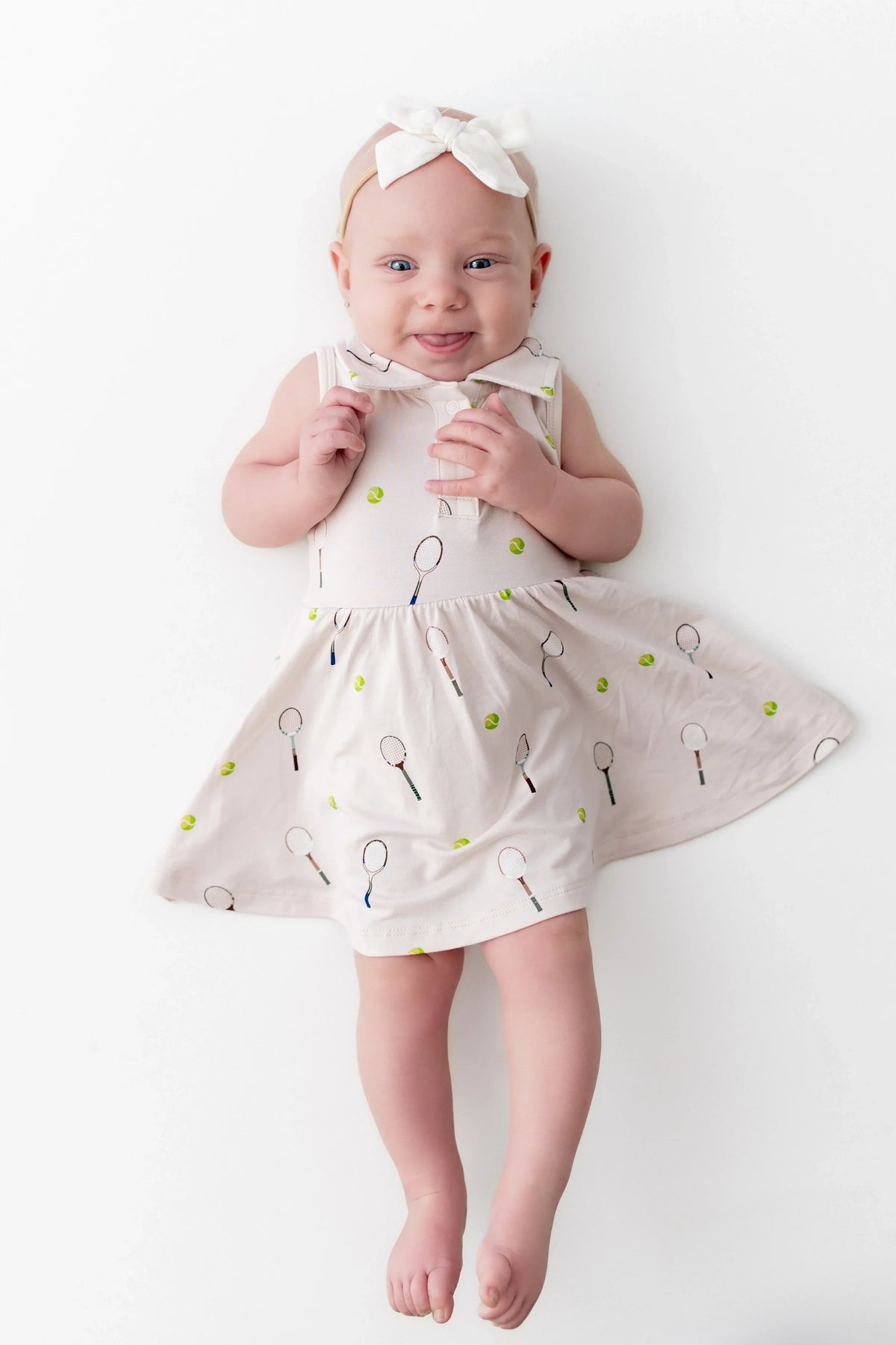 Polo Bodysuit Dress in Tennis