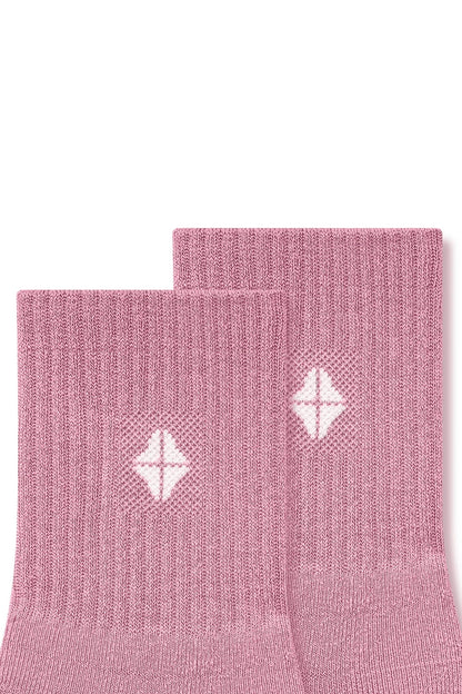 Adult Crew Socks in Apple Blossom