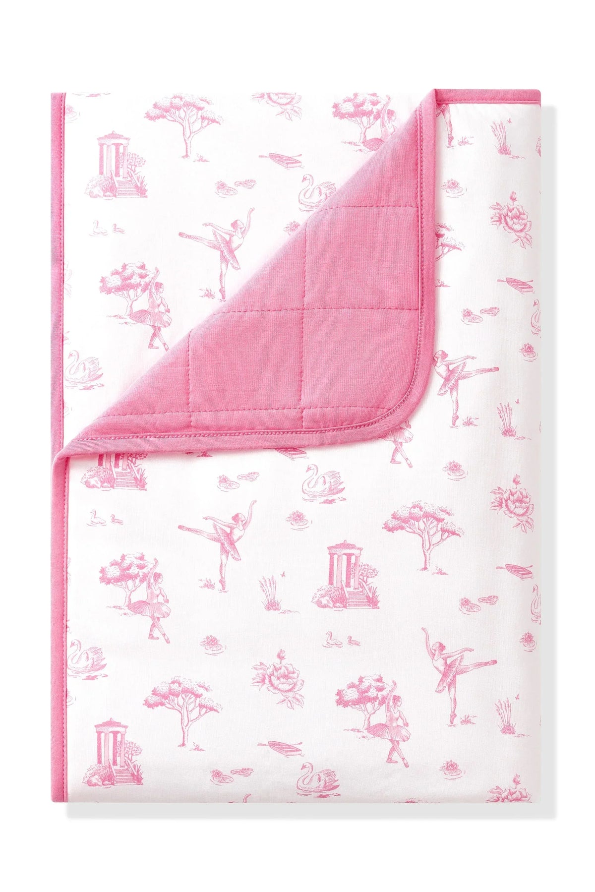 Toddler Blanket in Toile Ballet 1.0