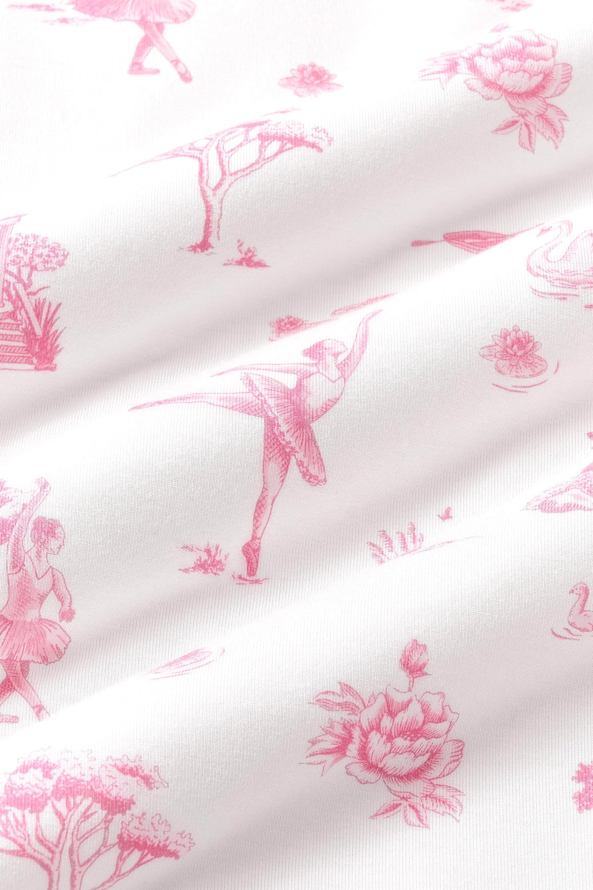 Knotted Bow Headband in Toile Ballet