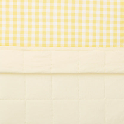 Toddler Blanket in Gingham Chamomile 1.0
