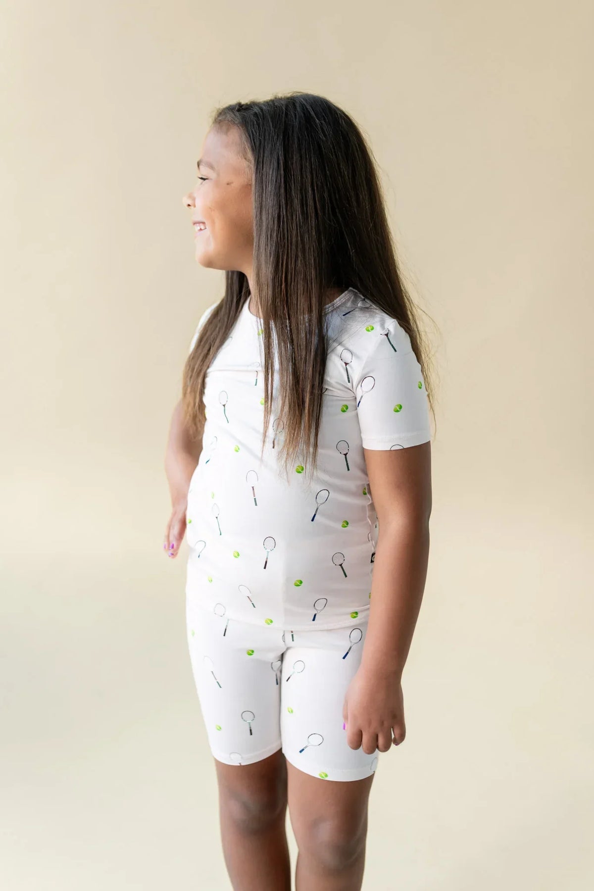Short Sleeve Pajamas in Tennis