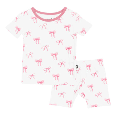 Short Sleeve Pajamas in Bow