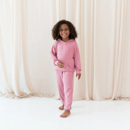 Ribbed Jogger Pant in Apple Blossom