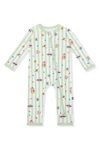 Zippered Romper in Honeydukes
