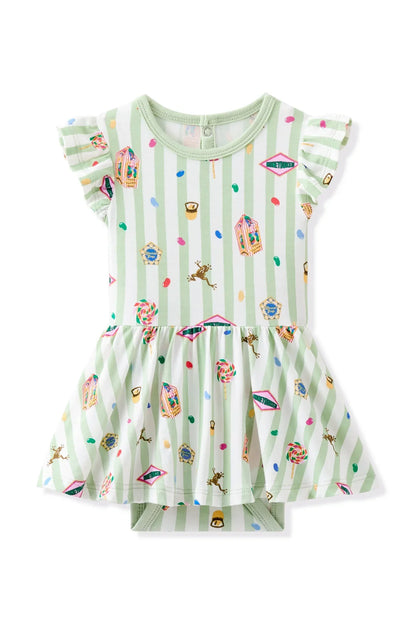 Twirl Bodysuit Dress in Honeydukes