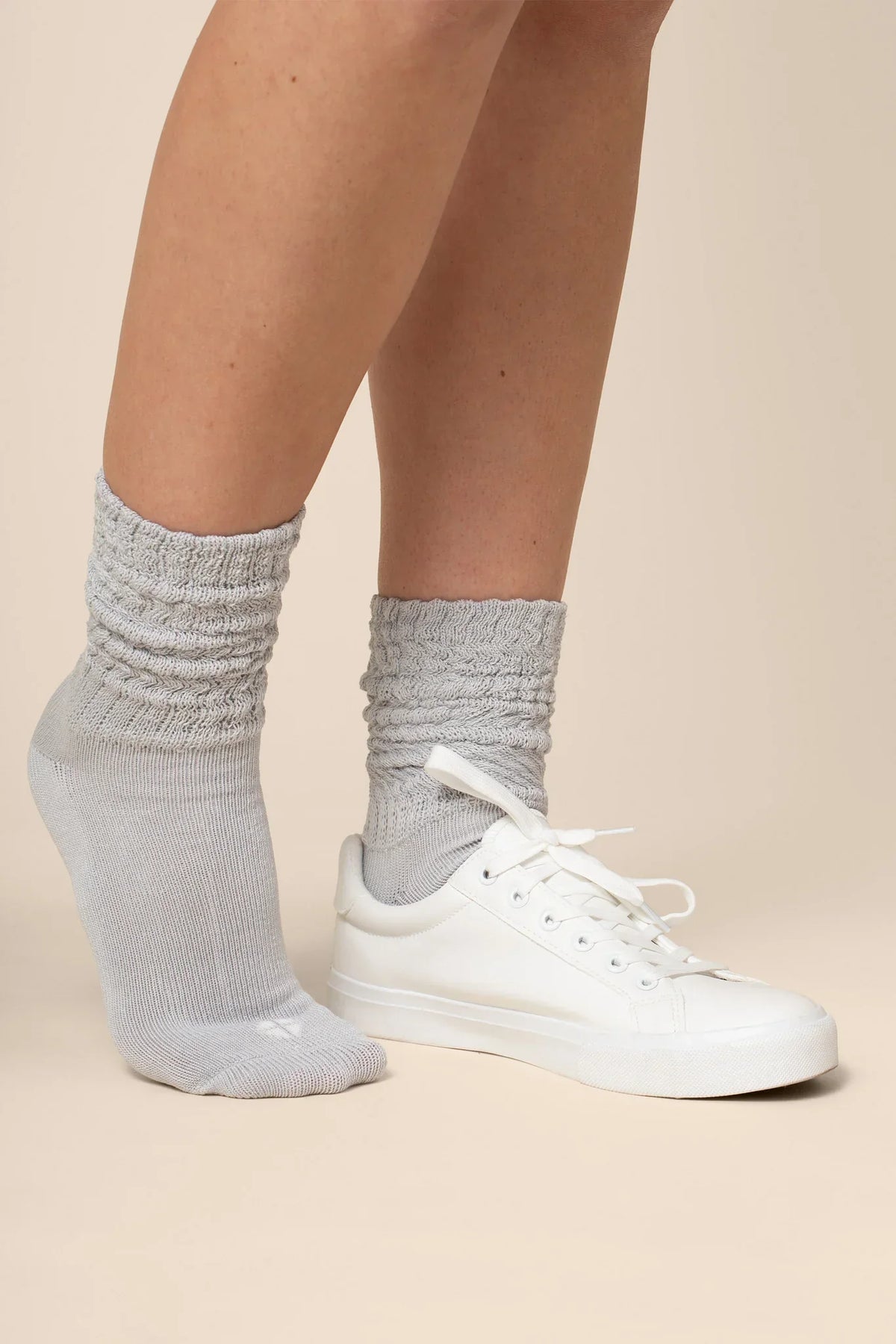 Adult Scrunch Socks in Storm