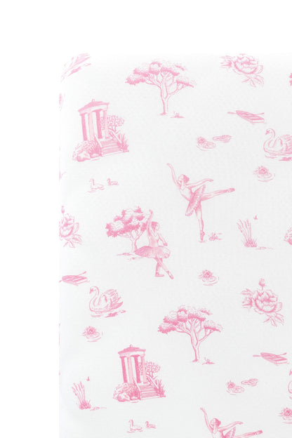 Twin Sheet in Toile Ballet