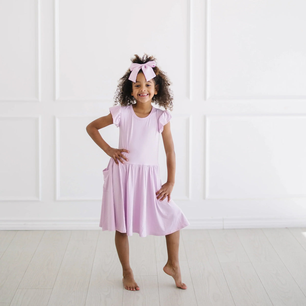 Pocket Dress in Thistle