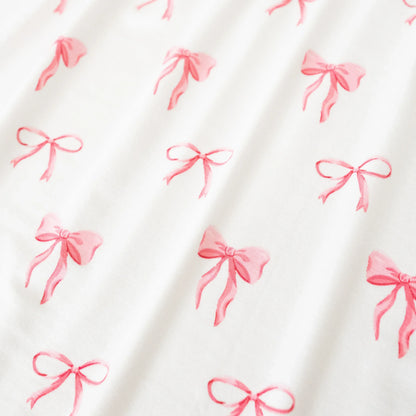 Zippered Romper in Bow