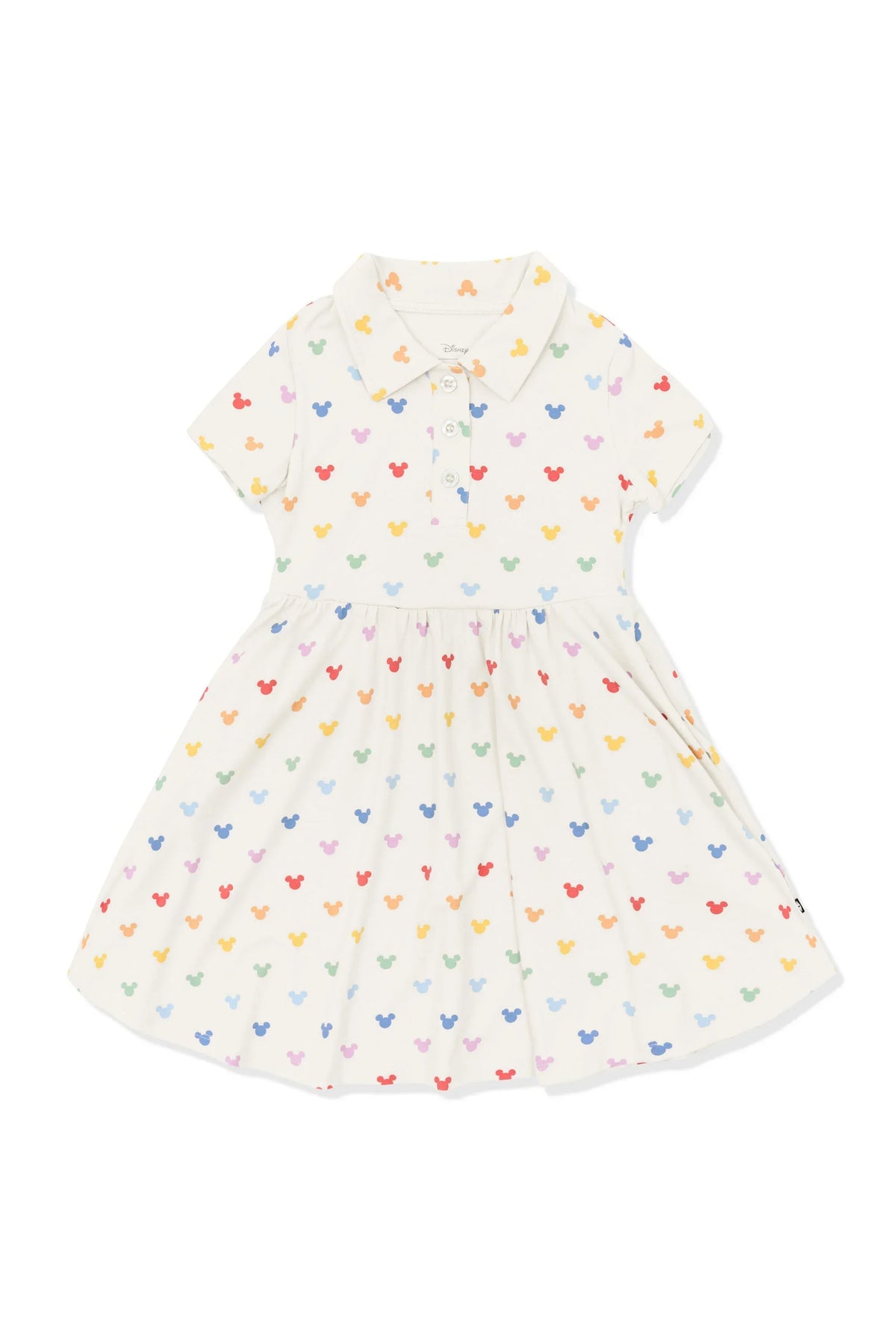 Polo Dress in Pastel Mickey Mouse