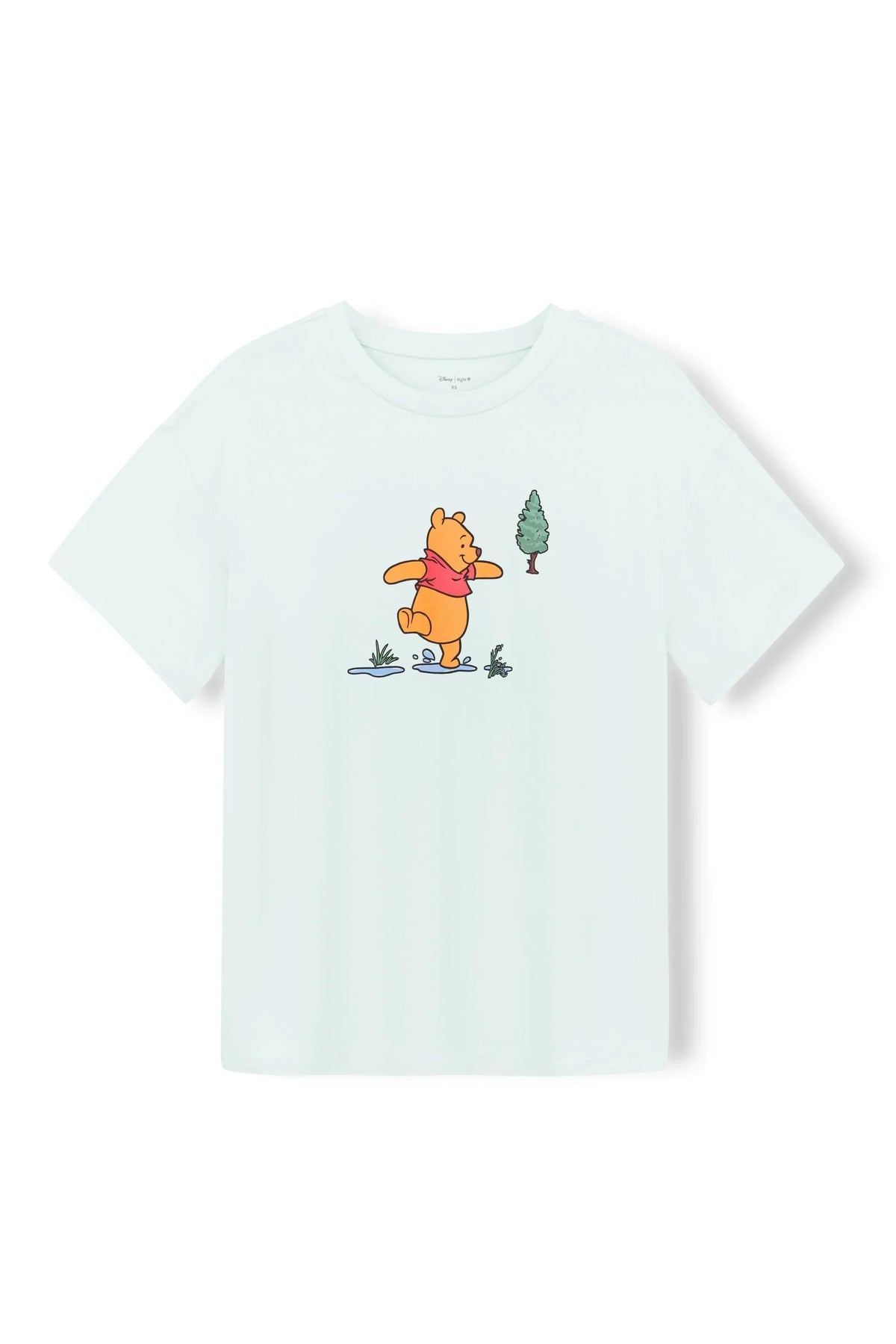 Women's Graphic Tee in Winnie the Pooh on Dew