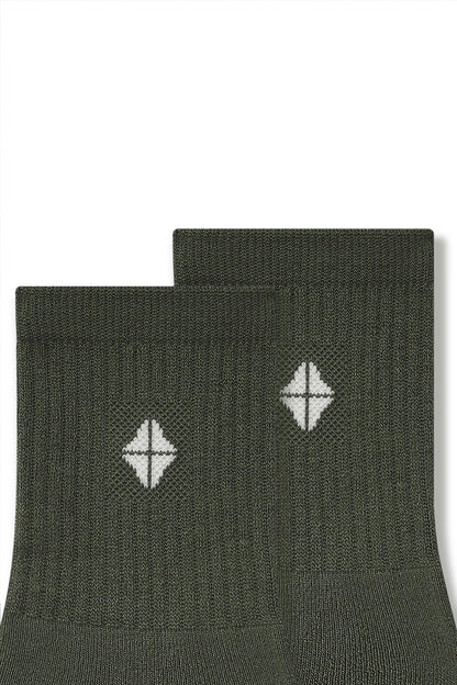 Adult Crew Socks in Fir