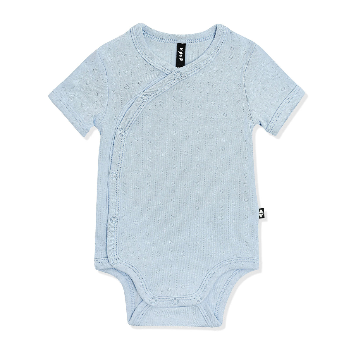Pointelle Kimono Bodysuit in Breeze
