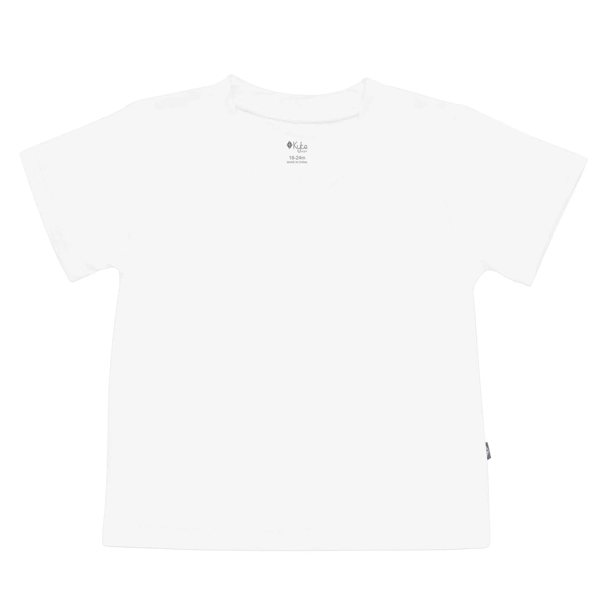 Toddler V-Neck Tee in Snow