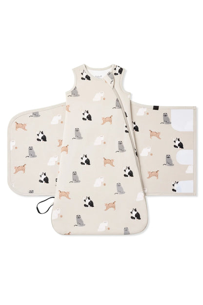 Sleep Bag Swaddler in Fluffy Cat 1.0