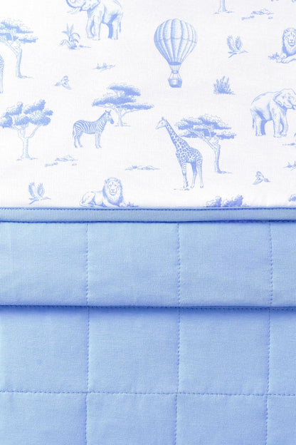 Baby Blanket in Toile Safari