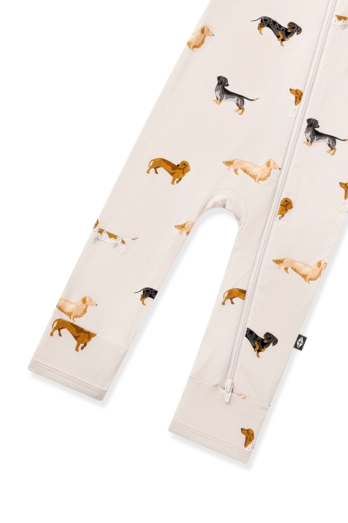 Zippered Romper in Dachshund
