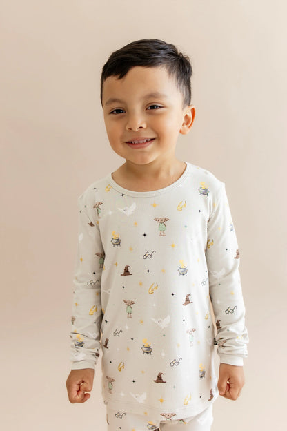 Long Sleeve Pajamas in Starry Icon