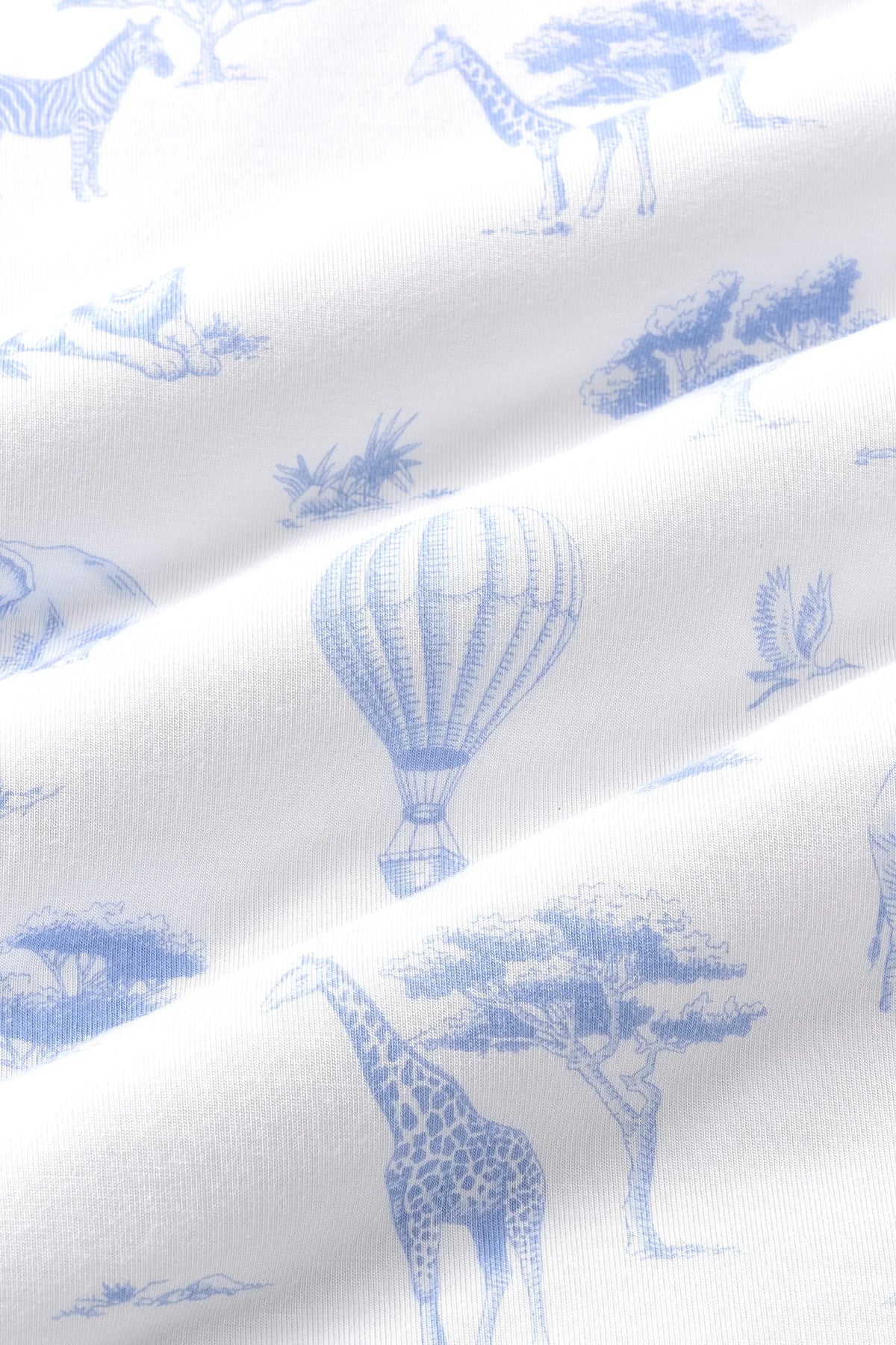 Knotted Gown with Hat Set in Toile Safari
